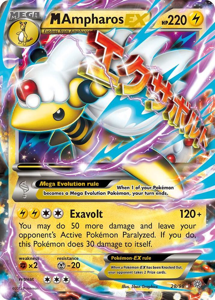 M Ampharos EX | XY - Ancient Origins #28/98