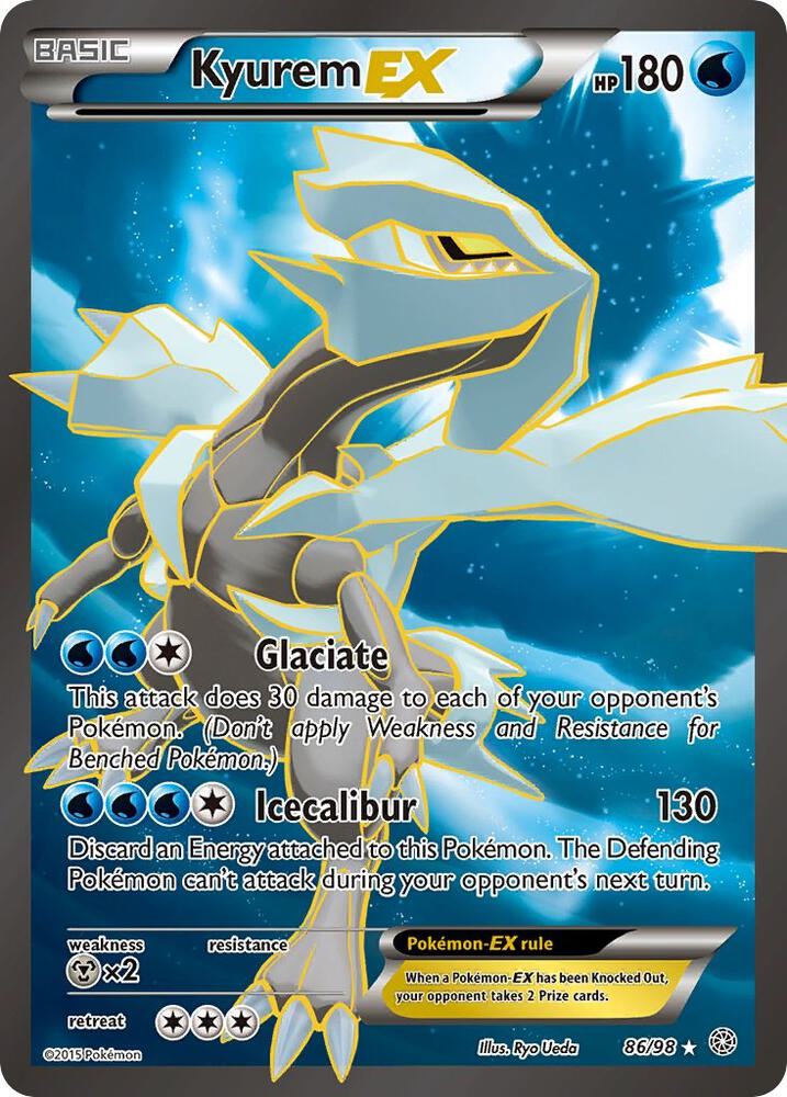 Kyurem EX (86 Full Art) | XY - Ancient Origins #86/98