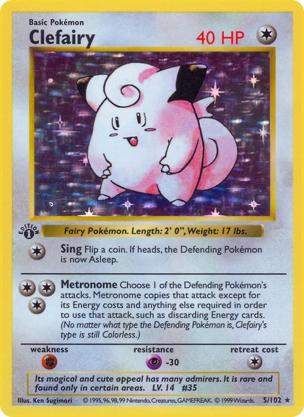 Clefairy | Base Set (Shadowless) #005/102