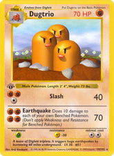 Dugtrio | Base Set (Shadowless) #019/102