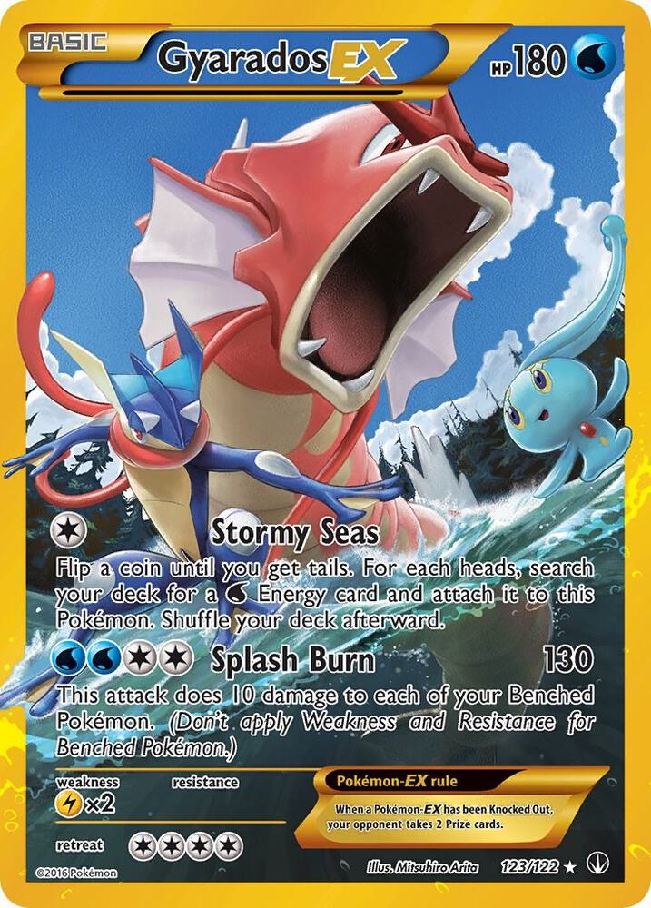 Gyarados EX (Secret) | XY - BREAKpoint #123/122