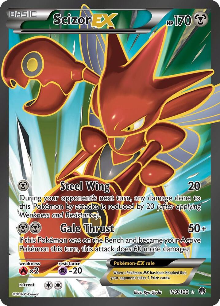 Scizor EX (Full Art) | XY - BREAKpoint #119/122
