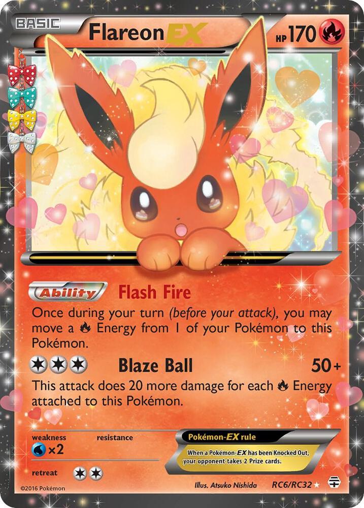Flareon EX | Generations: Radiant Collection #RC6/RC32