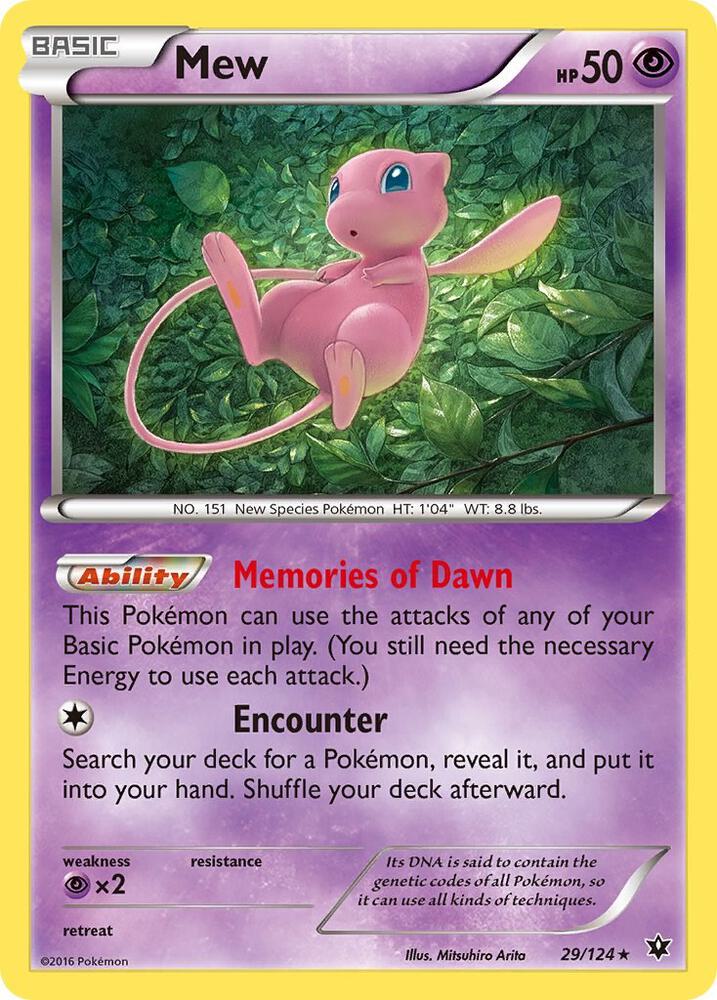 Mew | XY - Fates Collide #29/124