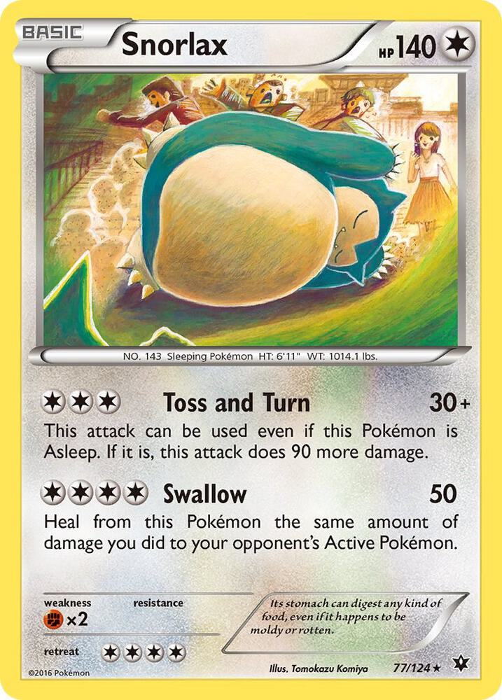 Snorlax | XY - Fates Collide #77/124