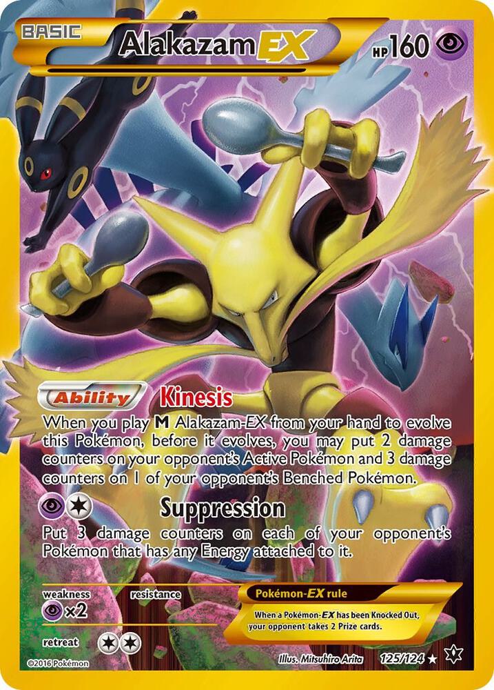 Alakazam EX (Secret) | XY - Fates Collide #125/124