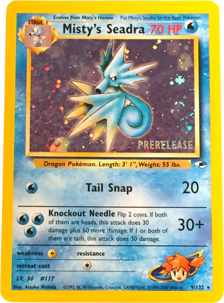 Misty's Seadra (Prerelease) | WoTC Promo #009/132