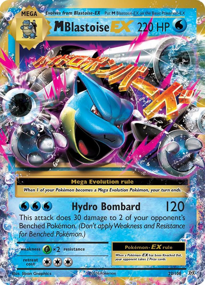 M Blastoise EX | XY - Evolutions #22/108