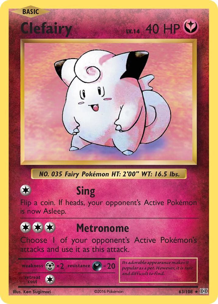 Clefairy | XY - Evolutions #63/108