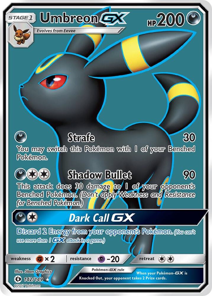 Umbreon GX (Full Art) | SM Base Set #142/149
