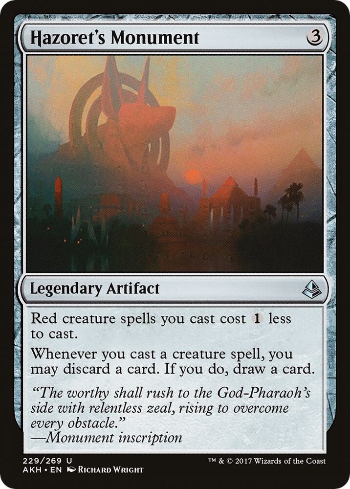 Hazoret's Monument | Amonkhet #229