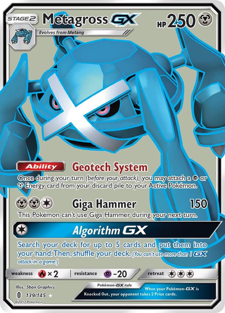 Metagross GX (Full Art) | SM - Guardians Rising #139/145