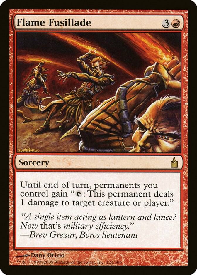 Flame Fusillade | Ravnica: City of Guilds #123