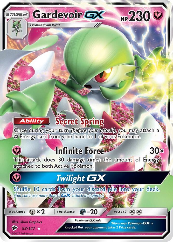 Gardevoir GX | SM - Burning Shadows #93/147
