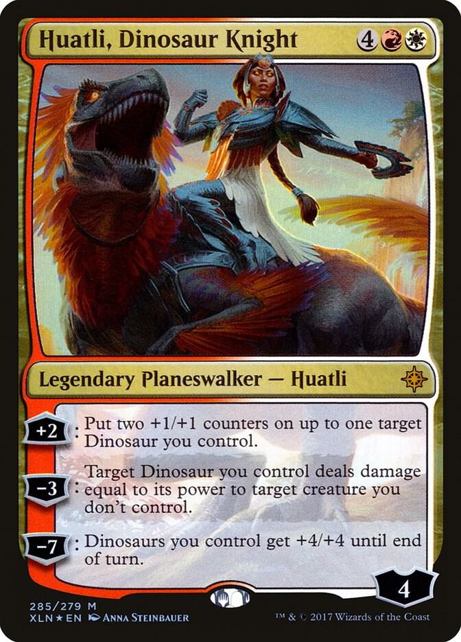Huatli, Dinosaur Knight | Ixalan #285