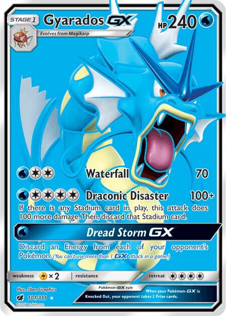Gyarados GX (Full Art) | SM - Crimson Invasion #101/111