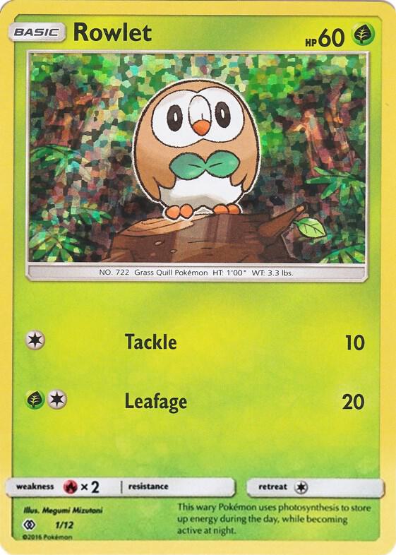 Rowlet - 1/12 | McDonald's Promos 2017 #001/012