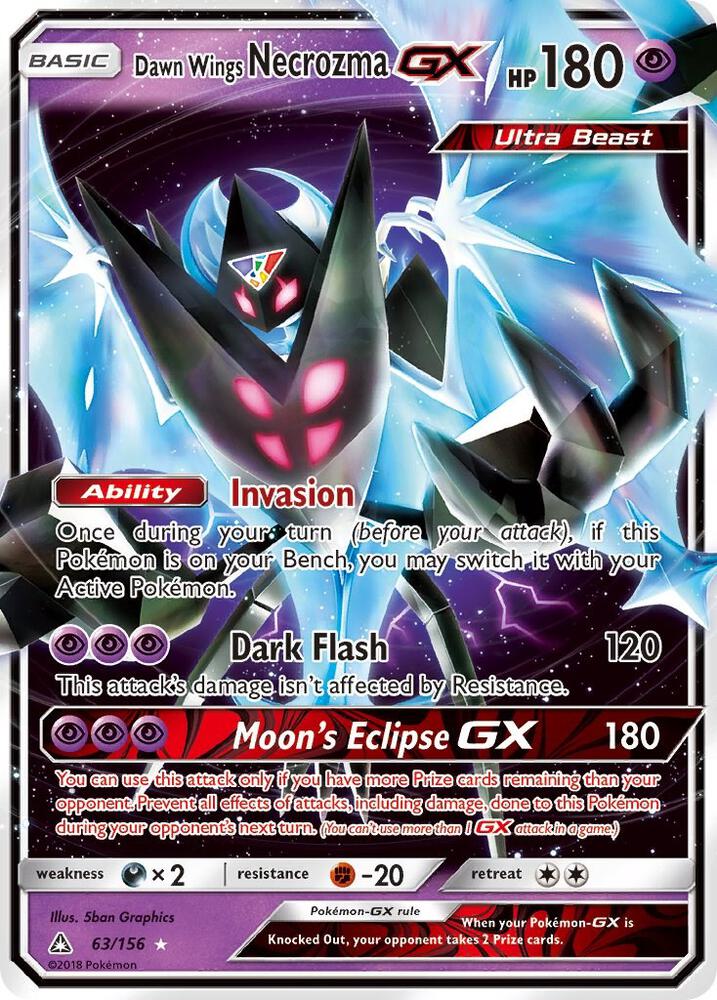 Dawn Wings Necrozma GX | SM - Ultra Prism #63/156