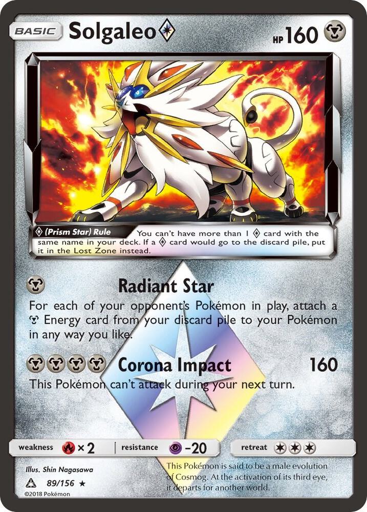 Solgaleo Prism Star | SM - Ultra Prism #89/156