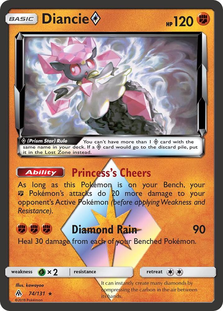 Diancie Prism Star | SM - Forbidden Light #74/131