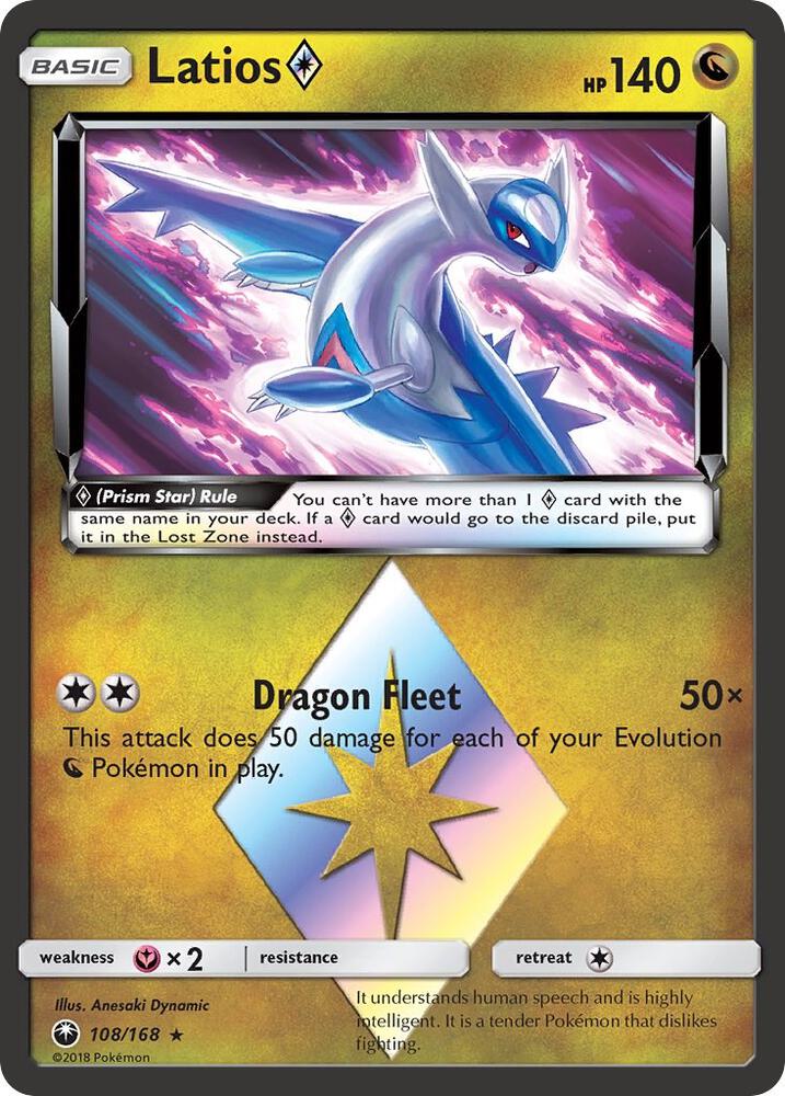 Latios Prism Star | SM - Celestial Storm #108/168