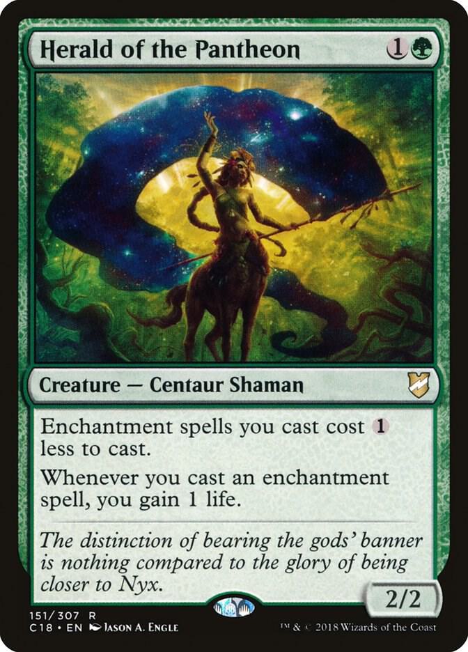 Herald of the Pantheon | Commander 2018 #151