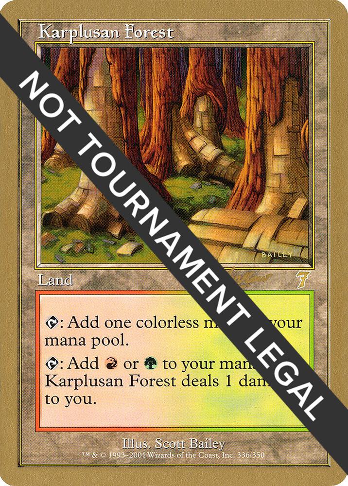 Karplusan Forest - 2002 Sim Han How (7ED) | World Championship Decks #unknown