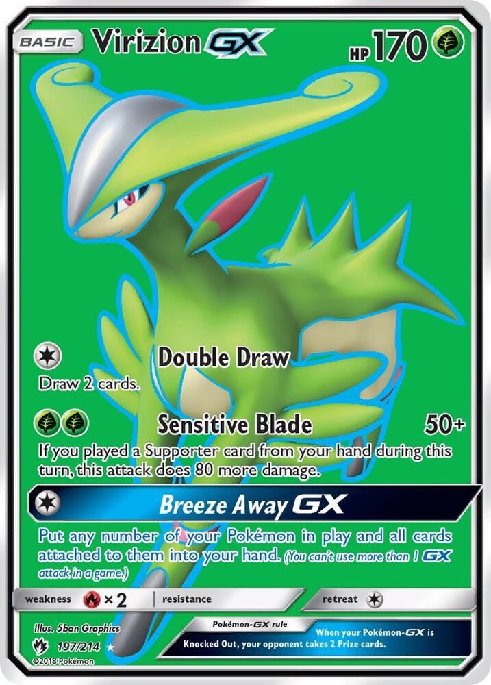 Virizion GX (Full Art) | SM - Lost Thunder #197/214