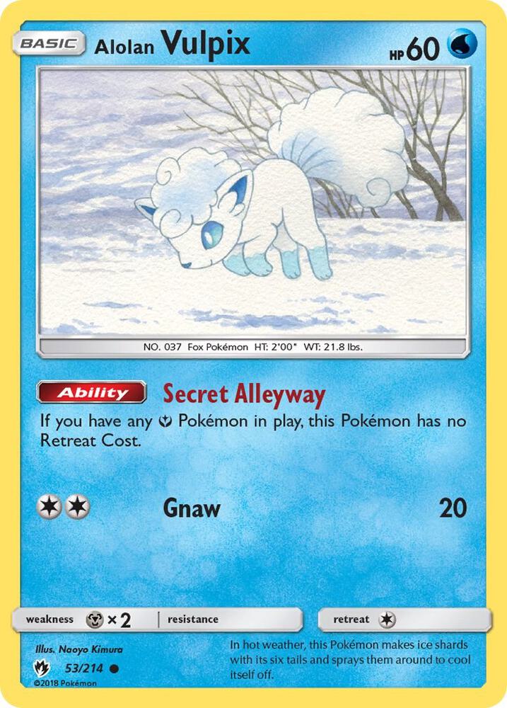 Alolan Vulpix | SM - Lost Thunder #53/214