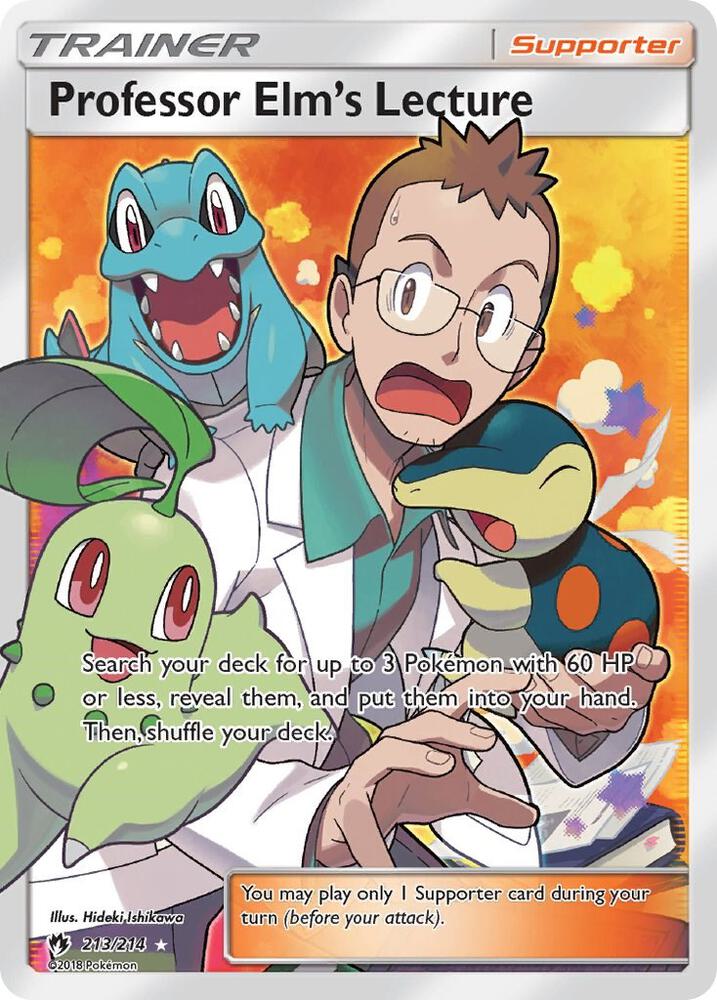 Professor Elm's Lecture (Full Art) | SM - Lost Thunder #213/214