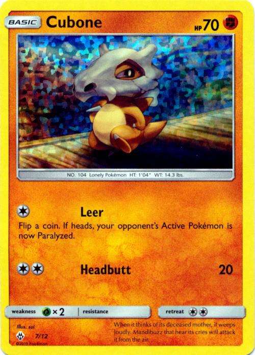 Cubone - 7/12 | McDonald's Promos 2018 #007/012
