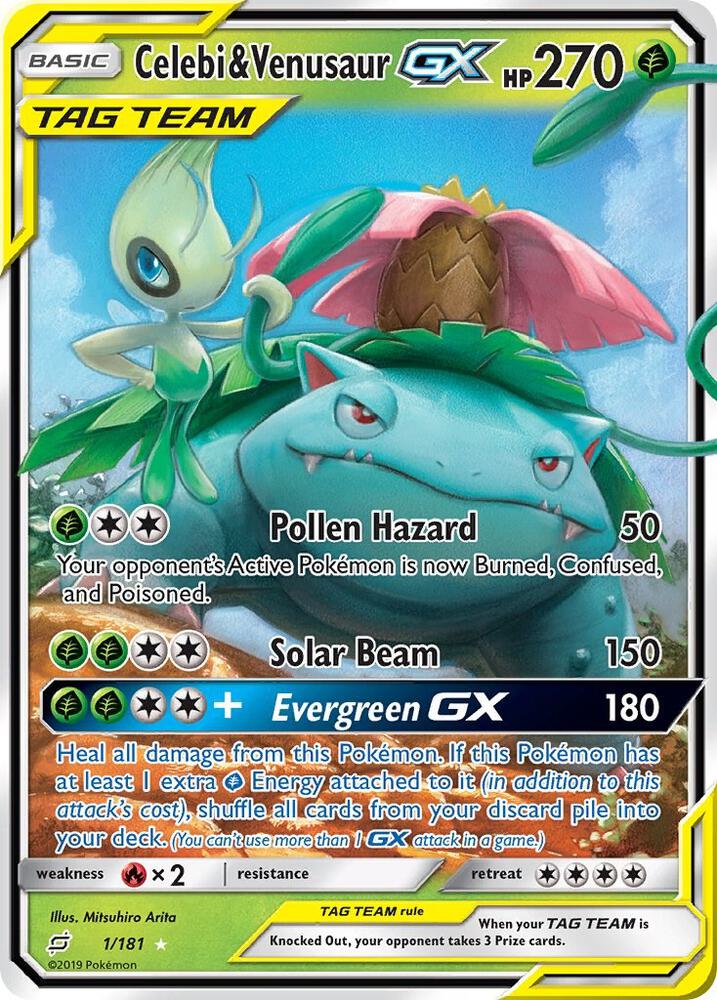Celebi & Venusaur GX | SM - Team Up #1/181