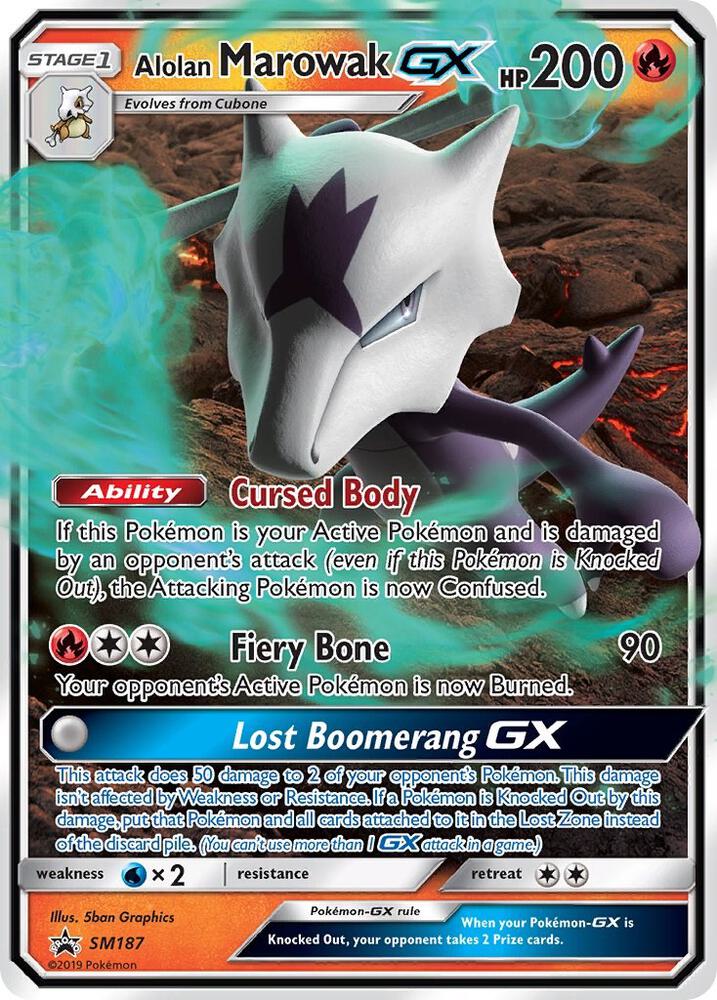 Alolan Marowak GX - SM187 | SM Promos #SM187