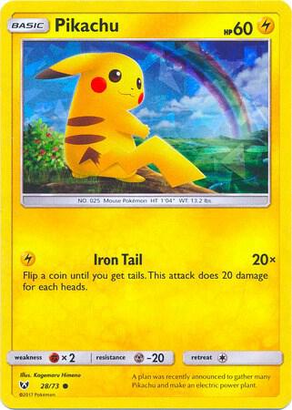 Pikachu - 28/73 (Cracked Ice Holo) | Deck Exclusives #028/073