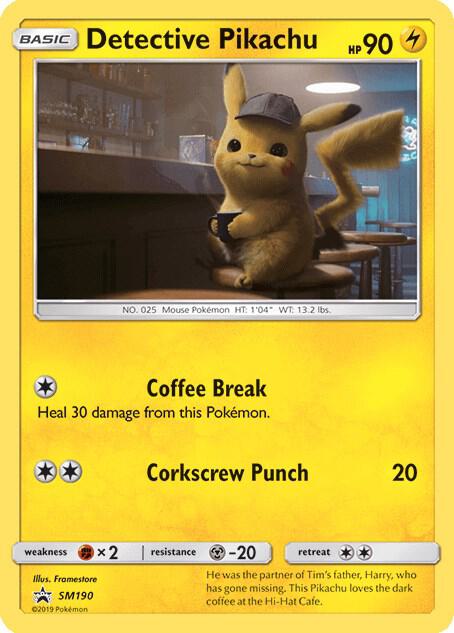 Detective Pikachu - SM190 | SM Promos #SM190
