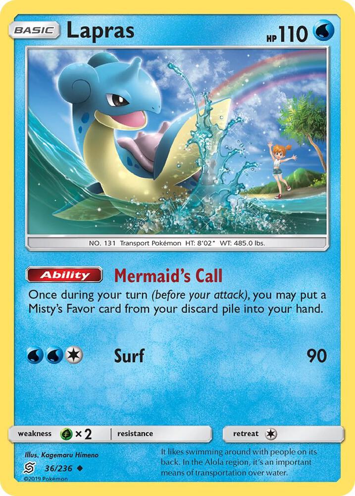 Lapras | SM - Unified Minds #36/236