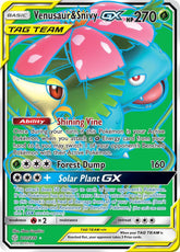 Venusaur & Snivy GX (Full Art) | SM - Cosmic Eclipse #210/236