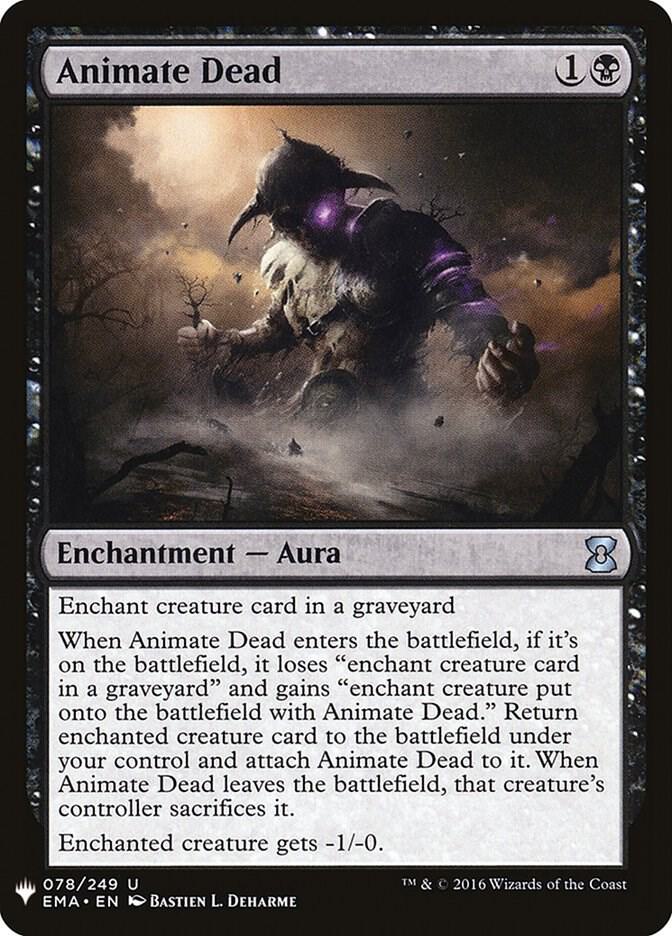 Animate Dead | The List Reprints #78