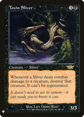 Toxin Sliver | The List Reprints #84