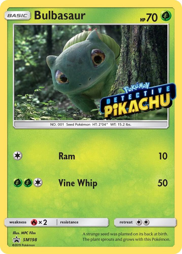 Bulbasaur - SM198 (Detective Pikachu Stamped) | SM Promos #SM198