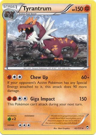 Tyrantrum - 62/111 (Cosmos Holo) | Miscellaneous Cards & Products #062/111