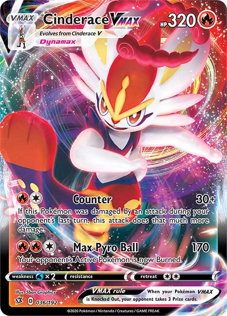 Cinderace VMAX | SWSH02: Rebel Clash #036/192