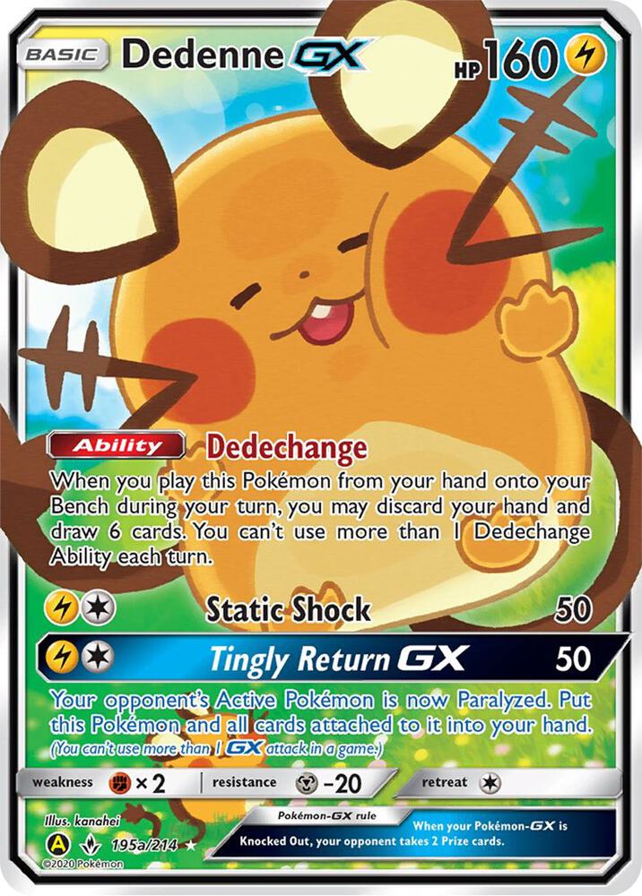 Dedenne GX - 195a/214 | Alternate Art Promos #195a/214