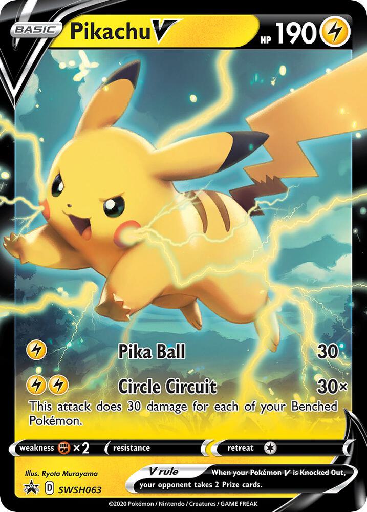 Pikachu V - SWSH063 | SWSH: Sword & Shield Promo Cards #SWSH063