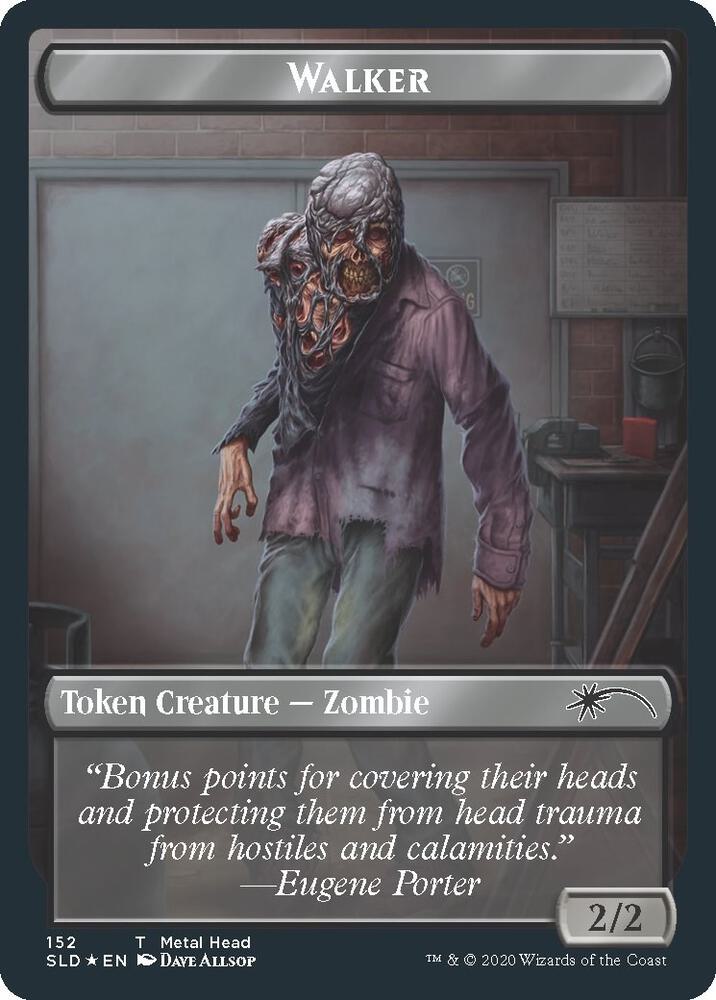 Walker (Metal Head // Treasure) Double-sided Token | Secret Lair Drop Series #152 // 153