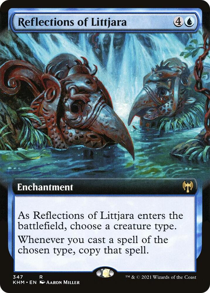 Reflections of Littjara (Extended Art) | Kaldheim #347