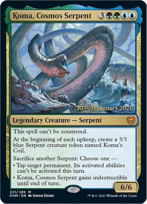 Koma, Cosmos Serpent | Prerelease Cards #221