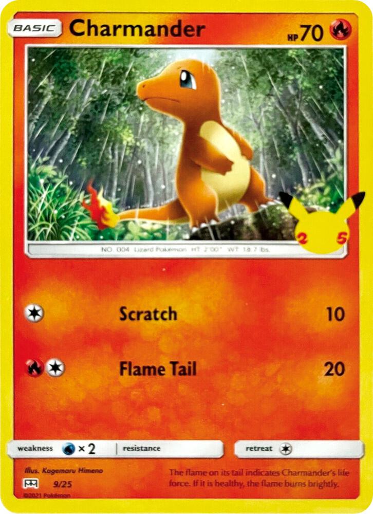 Charmander - 9/25 | McDonald's 25th Anniversary Promos #009/025