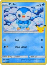 Piplup - 20/25 | McDonald's 25th Anniversary Promos #020/025