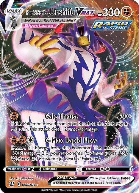 Rapid Strike Urshifu VMAX | SWSH05: Battle Styles #088/163